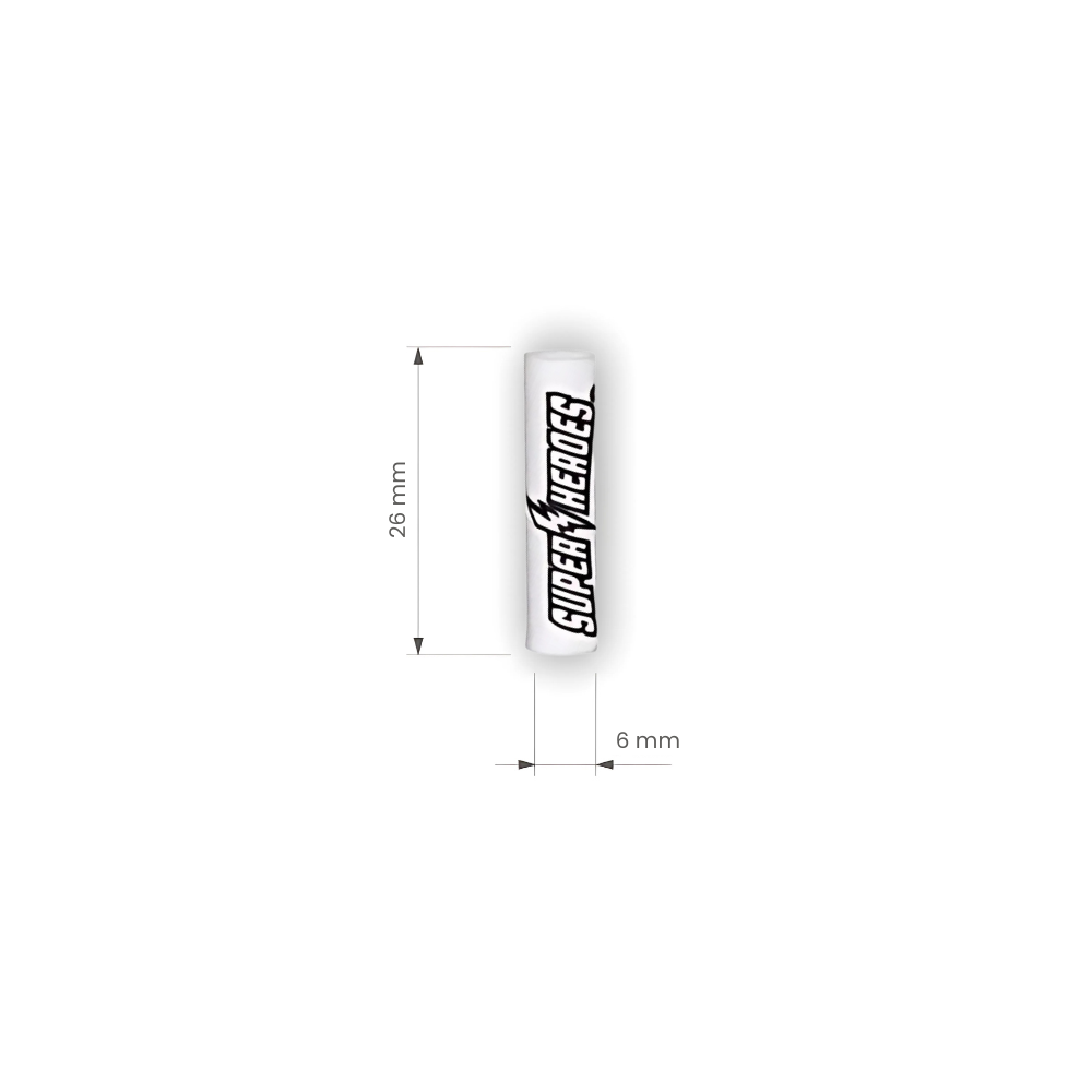 SUPERHEROES® ไส้กรองถ่านกัมมันต์ 6mm I XTRA Slim Size I 10x filters