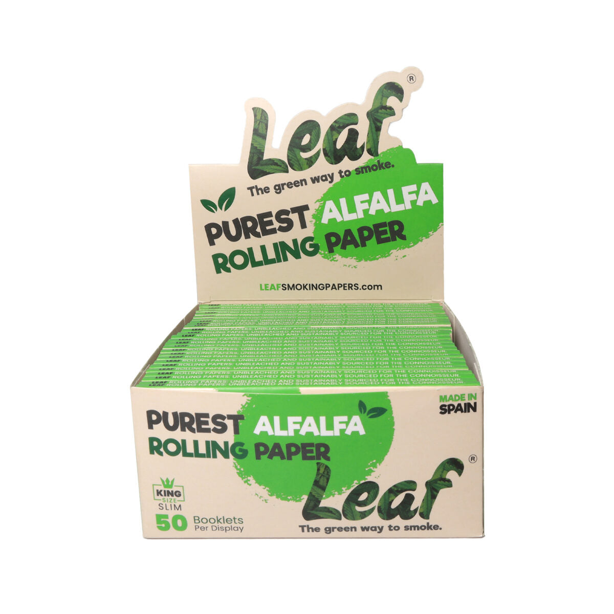 LEAF "UNBLEACHED" KSS Rolling Paper 50pcs