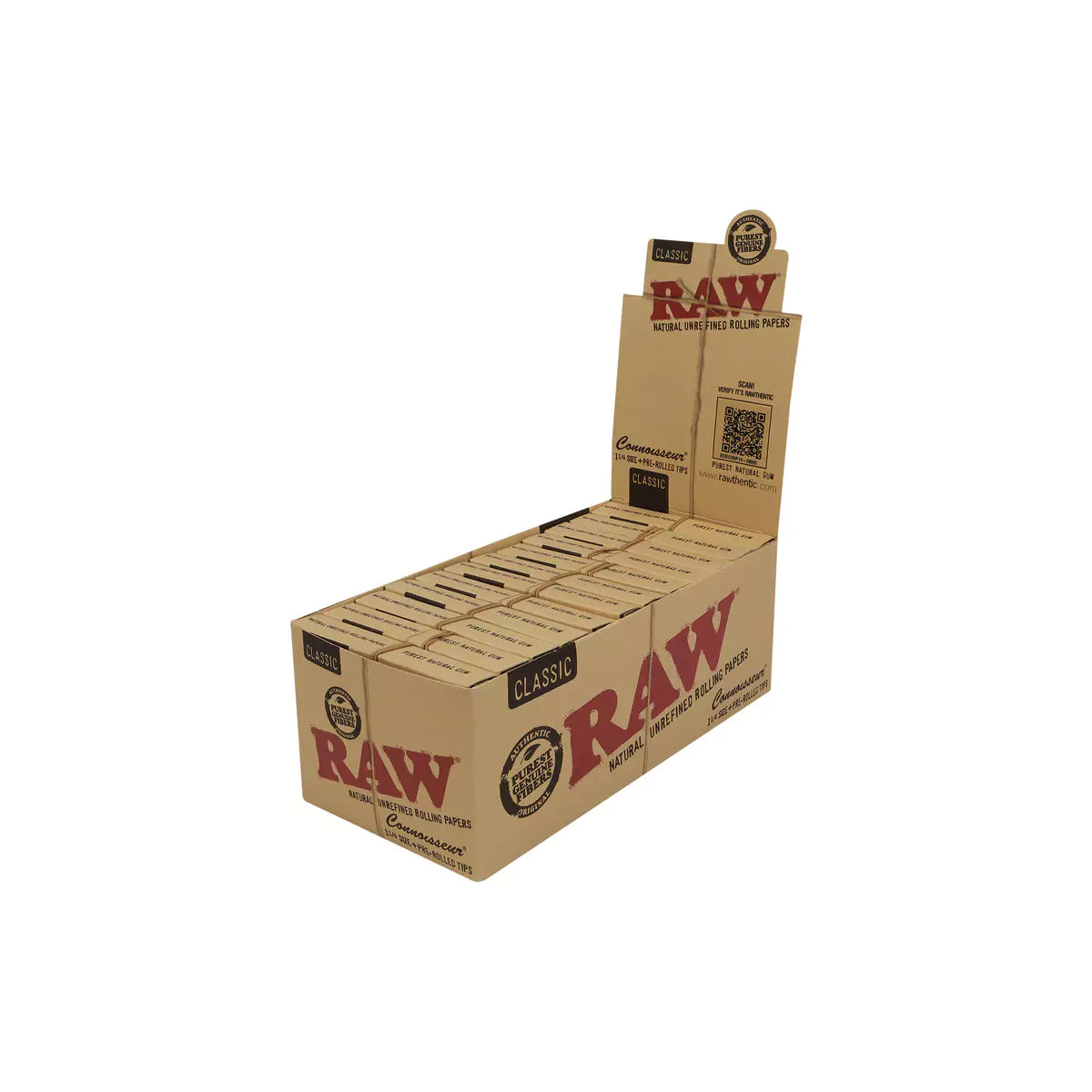 RAW 2 in 1 "Classic connoisseur" 1 1/4 + tips 24pcs