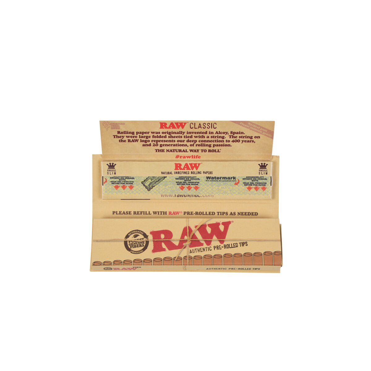 RAW 2 in 1 "Classic connoisseur" KSS + tips 24pcs