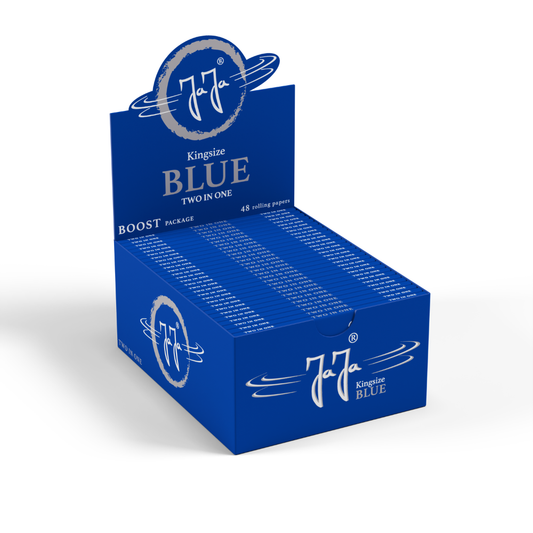 JaJa 2 in 1 "BLUE" King Size display box 24 pcs