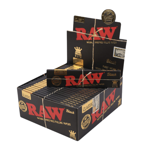 RAW "Black Classic" KSS Rolling Paper 50pcs
