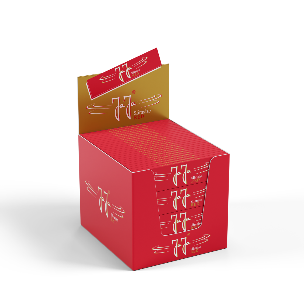 JaJa “RED” King Size SLIM display box 100 pcs