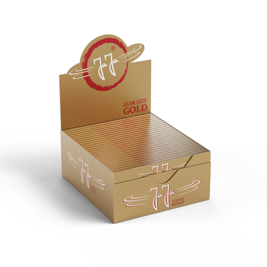 JaJa “GOLD” King Size SLIM display box 50 pcs