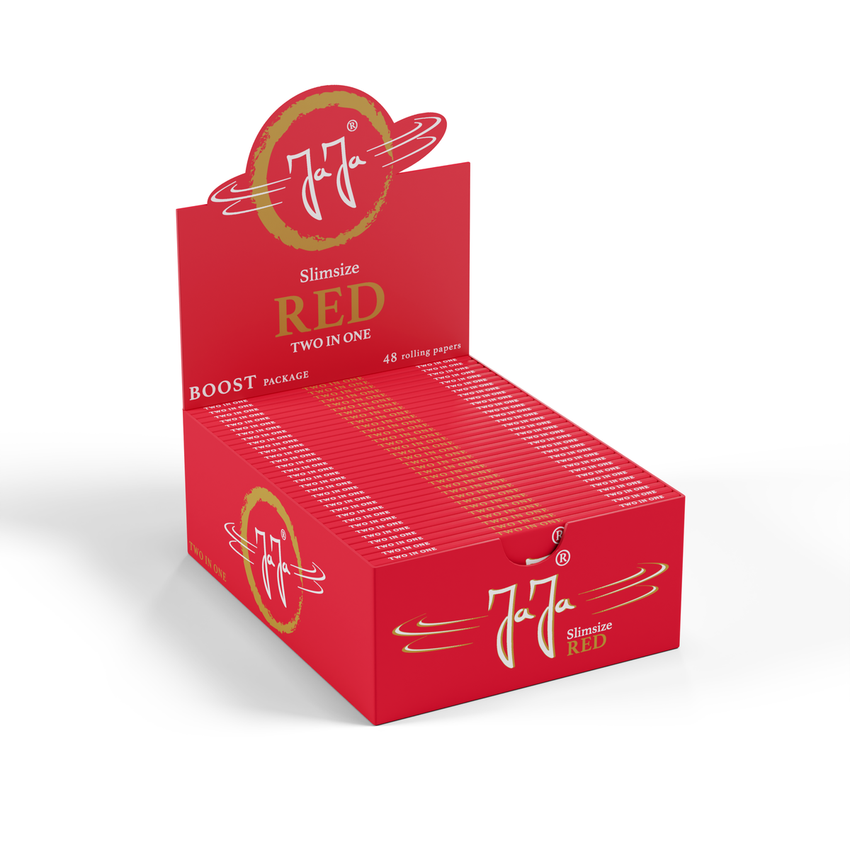JaJa 2 in 1 "RED" King Size Slim display box 24 pcs