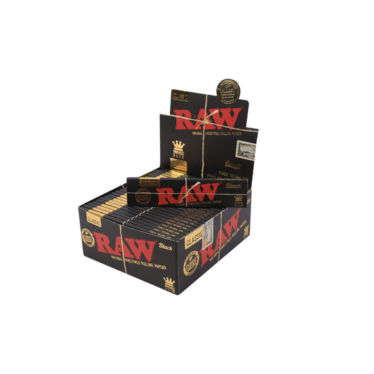 กล่องโชว์ RAW "BLACK CLASSIC" king size slim จำนวน 50 ชิ้น